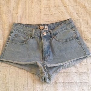Boohoo Jean Shorts